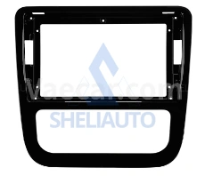 (ЧЕРНАЯ) Рамка (F1) Volkswagen Scirocco 3 III Mk3 (2008-2014)(9*)
