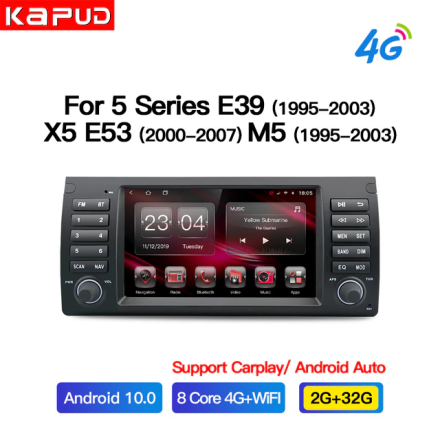(КОМПЛЕКТ) Магнитола (M6GT) BMW X5 E53 (2000-2007) \ 5 E39 (1995-2003) \ M5 (1995-2003) (7*)