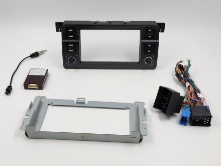 (F2)(КОМПЛЕКТ) (2364) Рамка + провода BMW 3 E46 (1998-2007) (7*)