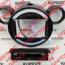 (КОМПЛЕКТ) (1666) Рамка + провода BMW Mini Countryman (2010-2016) (9*)