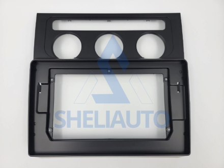 (ЧЕРНАЯ)(F2) Рамка Volkswagen Touran 1 (2003-2010)(10*)