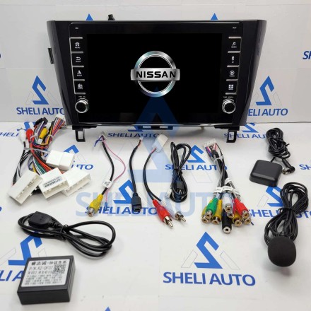 Штатная магнитола Sheli K1 (1/32GB) с кнопками для Nissan X-Trail 3 T32 (2013-2023) (F3) Тип A/B