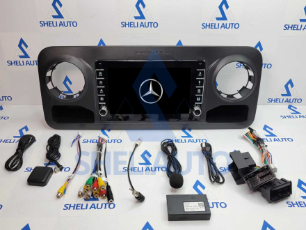 Штатная магнитола Sheli A6GT (6/128GB) для Mercedes-Benz Sprinter (2018-2022)