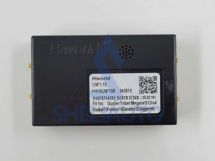 Провода Renault Kaptur (2016-2022) / Duster (2015-2021) / Lada Largus (2021) / Renault Duster 1 (2010-2015) / Nissan terrano 3 (2014-2022) / (C) Провода Renault Logan 2 (2012-2022)/ Arkana (CAN- Hiworld LNF1.10)