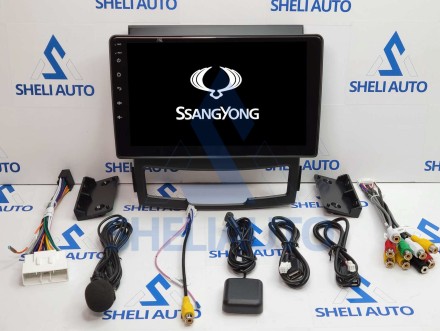 Штатная магнитола Sheli S1 (1/32GB) для SsangYong Korando 3 (2010-2013)