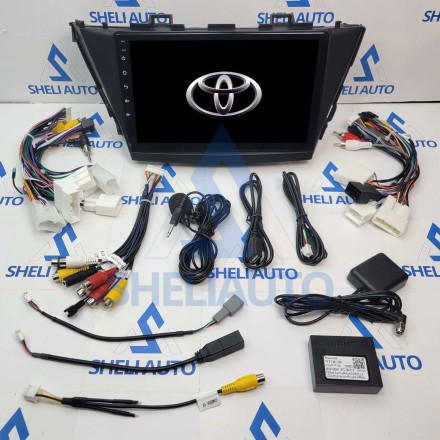Штатная магнитола Sheli S2 (2/32GB) для Toyota Prius Plus V Alpha (2012-2017) (Правый руль)