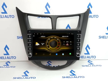 Штатная магнитола Sheli K2 (2/32GB) с кнопками для Hyndai Solaris (2010-2016)