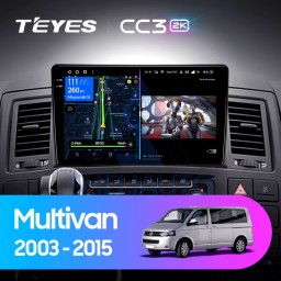Штатная магнитола Teyes CC3 2K (4/64GB) для Volkswagen Multivan T5 (2003-2015) Штатная магнитола Teyes CC3 2K (4/64GB) для Volkswagen Multivan T5 (2003-2015)