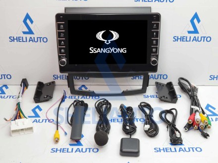Штатная магнитола Sheli K3GT (4/32GB) с кнопками для SsangYong Korando 3 (2010-2013)