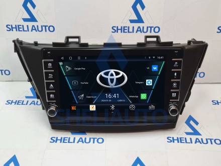 Штатная магнитола Sheli K6GT (6/128GB) с кнопками для Toyota Prius Plus V Alpha (2012-2017) (Правый руль)