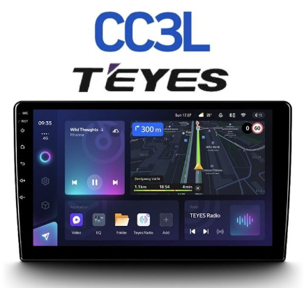 (КОМПЛЕКТ) (СС3L) (2864+2863) Магнитола Teyes CC3L 9 дюймов WIFI (2/32 GB)