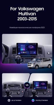 Штатная магнитола Teyes CC3 2K (3/32GB) для Volkswagen Multivan T5 (2003-2015)