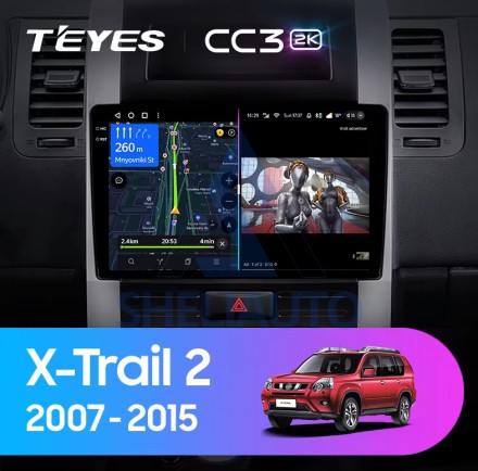 Штатная магнитола Teyes CC3 (3/32GB) для Nissan X-Trail 2 T-31 (2007-2015)