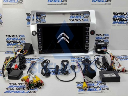Штатная магнитола Sheli K1 (1/32GB) с кнопками для Citroen C4 (2004-2014)