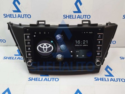 Штатная магнитола Sheli K3GT (4/32GB) с кнопками для Toyota Prius Plus V Alpha (2012-2017) (Правый руль)