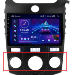 (F1-ЧЕРНАЯ)(КОМПЛЕКТ)(1156+1051+674)  Kia Cerato 2 (2008-2013) (9*)