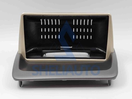 (НЗ) Рамка (CЕРО-ЧЕРНО-БЕЖЕВАЯ) Volvo S40 2 (2004-2012)/ C30 (2006-2013)/ C70 (2004-2013) (9*) 0DIN