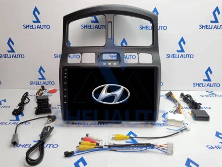 Штатная магнитола Sheli A2 (2/32GB) для Hyundai Santa Fe I (2005-2012)