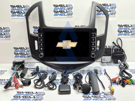 Штатная магнитола Sheli K2GT (2/32GB) с кнопками для Chevrolet Cruze (2012-2015) (черная матовая)