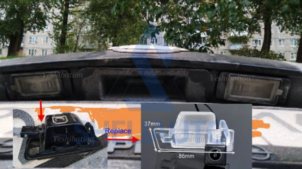 Плафон Opel Astra J K универсальный