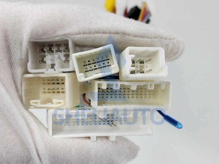 (v1.0)(B/A)(F2)(Tesla)(КОМПЛЕКТ)(500) Рамка + провода Toyota Land Cruiser Prado 120 3 / Lexus GX470 J120 (2002-2009)