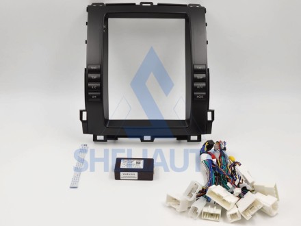 (v1.0)(B/A)(F2)(Tesla)(КОМПЛЕКТ)(500) Рамка + провода Toyota Land Cruiser Prado 120 3 / Lexus GX470 J120 (2002-2009)