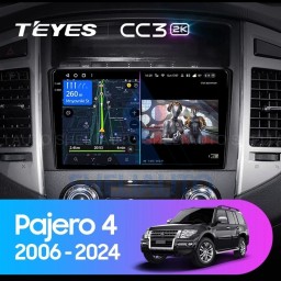 Штатная магнитола Teyes CC3L WiFi (2/32GB) для Mitsubishi Pajero 4 (2006-2014)