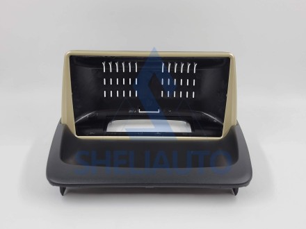 Рамка (ЧЕРНО-БЕЖЕВАЯ) Volvo S40 2 (2004-2012) / C30 (2006-2013) / C70 (2004-2013) (9*) 0DIN