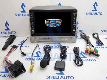 Штатная магнитола Sheli K6GT (6/128GB) с кнопками для Geely MK 1 (2006-2013)