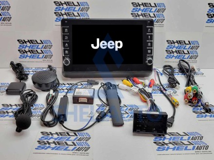 Штатная магнитола Sheli K6GT (6/128GB) с кнопками для Jeep Grand Cherokee IV (WK2) (2010-2022)
