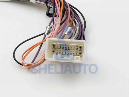 (F2)(КОМПЛЕКТ) (3156) Рамка + провода Mitsubishi ASX 1 (2010-2016)(9*)