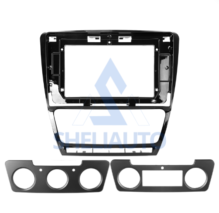 (ЧЕРНАЯ) (КОМПЛЕКТ) (1320+1285) Skoda Octavia 2 A5 (2008-2013) (10*)