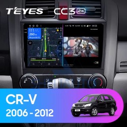 Штатная магнитола Teyes CC3 2K (6/128GB) для Honda CRV 3 (2006-2012) Штатная магнитола Teyes CC3 2K (6/128GB) для Honda CRV 3 (2006-2012)