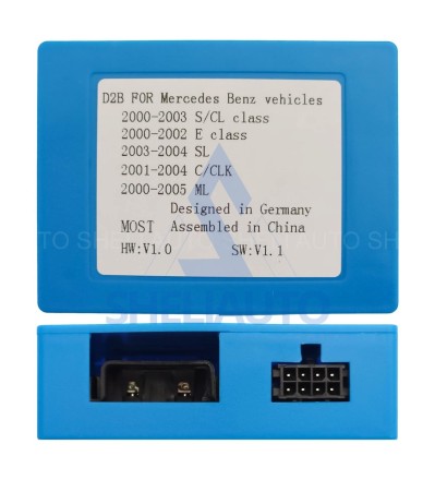 Волоконно-оптический декодер / адаптер усилителя для Mercedes Benz S / CL (2000-2003) E (2000-2002) SL (2003-2004) C / CLK (2001-2004) ML (2000-2005)
