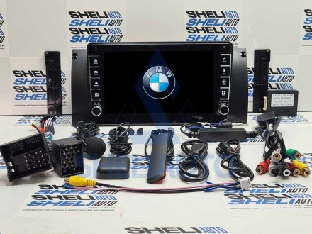 Штатная магнитола Sheli K4GT (4/64GB) с кнопками для BMW X5 E53 (1999-2006)