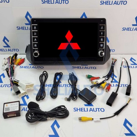 Штатная магнитола Sheli K2 (2/32GB) с кнопками для Mitsubishi Outlander GN0W (2021-2023)