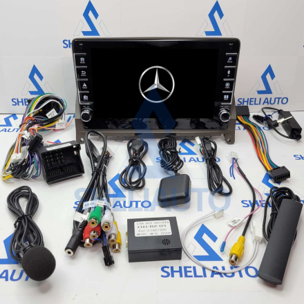 Штатная магнитола Sheli K6GT (6/128GB) с кнопками для Mercedes C Class 3 W204 S204 (2006-2011)