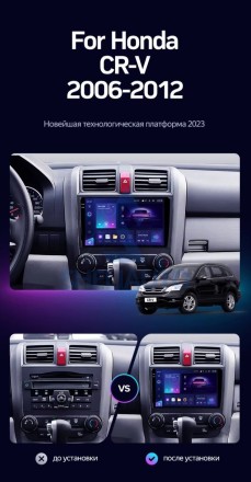 Штатная магнитола Teyes CC3 (3/32GB) для Honda CRV 3 (2006-2012)
