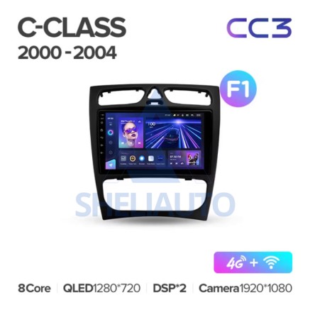 Штатная магнитола Teyes CC3 (4/64GB) для Mercedes Benz C Class S203 CL203 W203 (2000 - 2004)