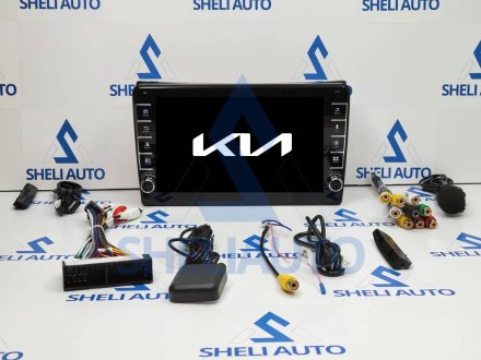 Штатная магнитола Sheli K2 (2/32GB) с кнопками для Kia Sorento BL (2002-2006)