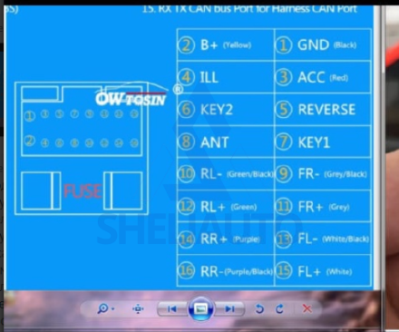 (КОМПЛЕКТ) Рамка + провода Nissan Murano Z51 (2008-2014) (9*)