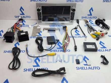 (M1)(СЕРАЯ)(КОМПЛЕКТ) Магнитола  Opel Corsa (2006-2011) / Antara (2006-2011) / Astra (2004-2009) / Vectra (2005-2008) / Meriva (2006-2008) / Zafira (2005-2010) / Vivaro (2006-2010) / Combo (2004-2011) / Signum (2003-2011) / Tigra TwinTop (2004-2011)