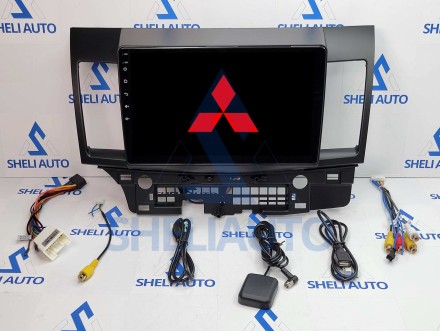 Штатная магнитола Sheli A1 (1/32GB) для Mitsubishi Lancer 10 (2007-2014) Тип-A (10 дюймов)
