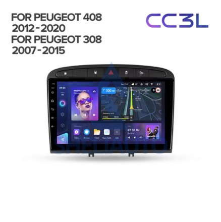 Штатная магнитола Teyes CC3L WiFi (2/32GB) для Peugeot 308 (2007-2015) F1