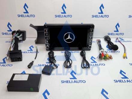 Штатная магнитола Sheli K2 (2/32GB) с кнопками для Mercedes-Benz C-Class 3 W204 C204 S204 (2011-2015)