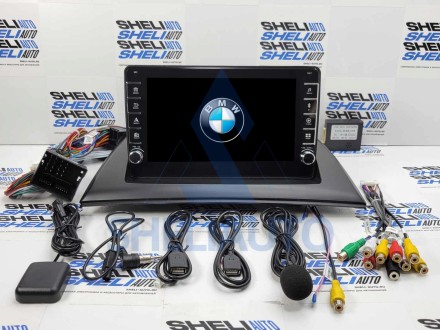 Штатная магнитола Sheli K1 (1/16GB) с кнопками для BMW X3 E83 (2003-2010)