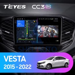 Штатная магнитола Teyes CC3 (4/64GB) для Lada Vesta (2015-2023) Штатная магнитола Teyes CC3 (4/64GB) для Lada Vesta (2015-2023)