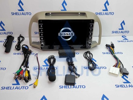 Штатная магнитола Sheli K6GT (6/128GB) с кнопками для Nissan March 3 K12 (2002-2010)