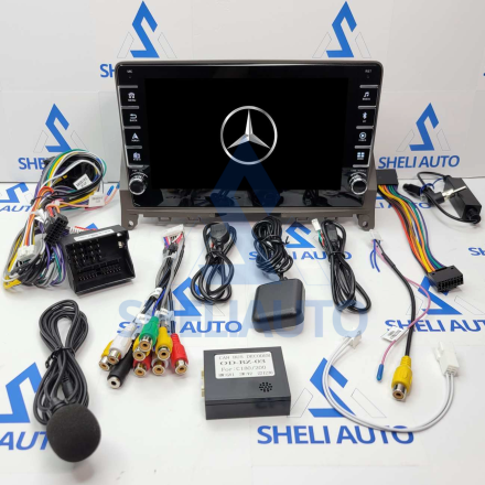 Штатная магнитола Sheli K1 (1/32GB) с кнопками для Mercedes C Class 3 W204 S204 (2006-2011)