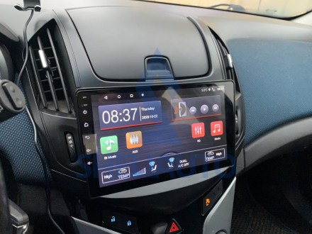 Рамка (Черная матовая) Chevrolet Cruze (2012-2015) (9*)